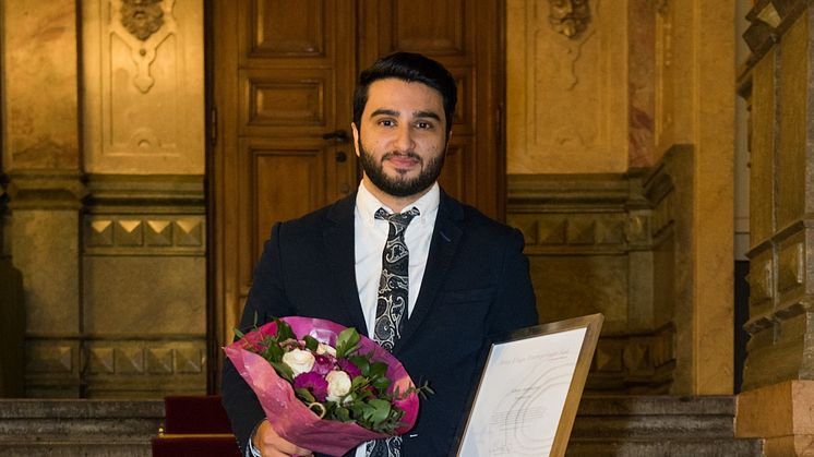 Årets Unga Entreprenör Syd Abtin Janinejad, grundare av Entowork.