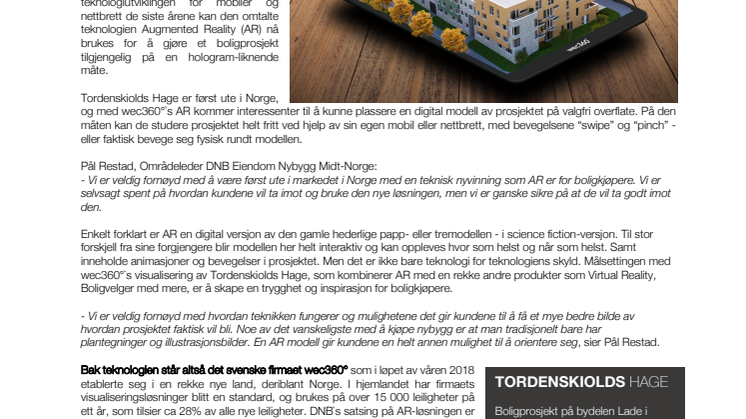 SCIENCE FICTION TEKNOLOGI SKAL SKAPE TRYGGE BOLIGKJØP