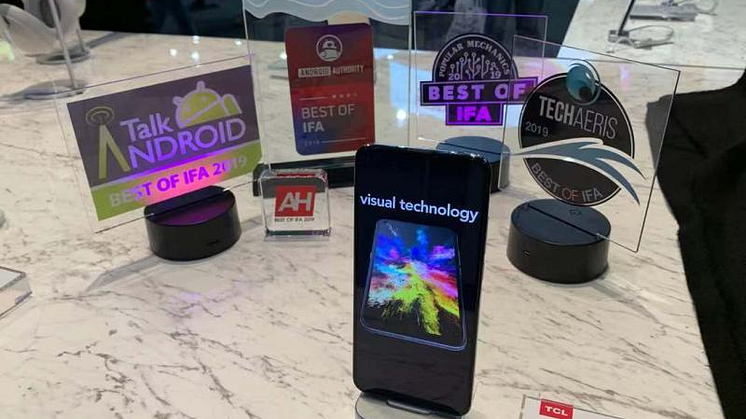 Fantastisk resultat for TCL Plex på IFA-messen i Berlin den 6.-11. september 20