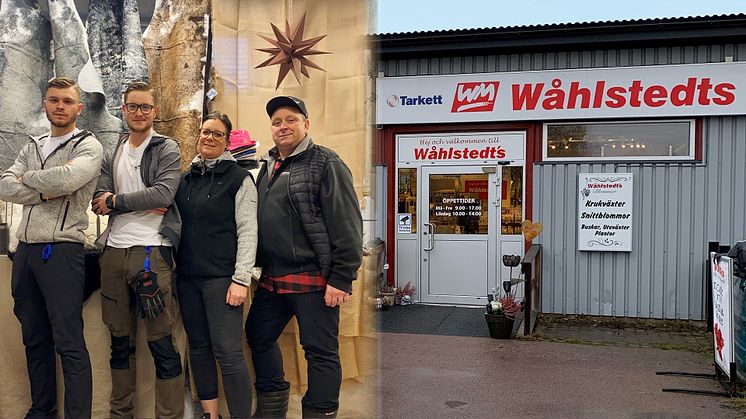 Från vänster, Marcus, Jacob, Camilla och Morgan Liljeberg.