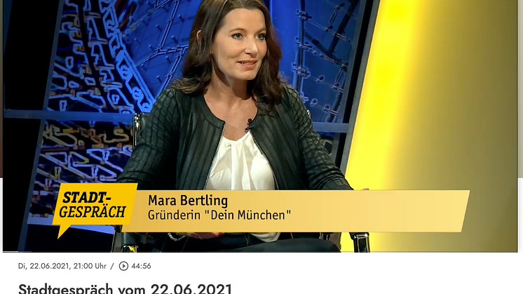 Mara Bertling spricht mit Chefredakteurin Marion Gehlert über die Arbeit von DEIN MÜNCHEN