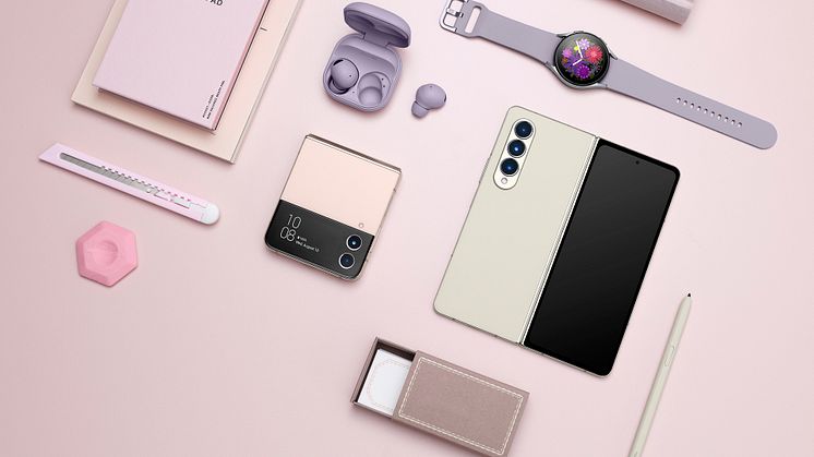Galaxy Z Fold4, Galaxy Z Flip4, Galaxy Watch5, Galaxy Watch5 Pro og Galaxy Buds2 Pro er nå tilgjengelig hos utvalgte forhandlere og på Samsungs nettsider