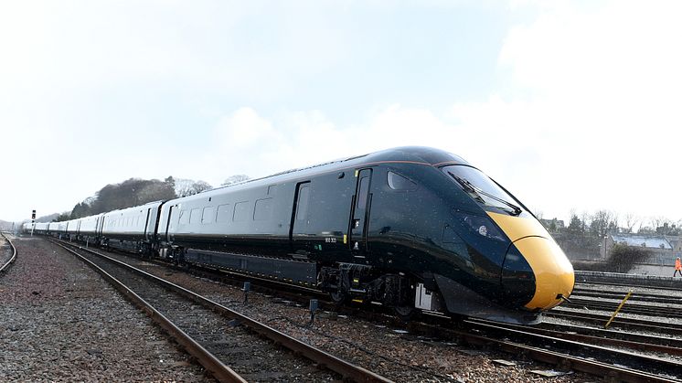 Intercity Express train at Inverness depot