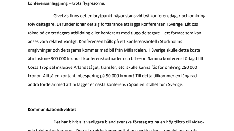 Sex skäl att lägga din konferens, utbildning eller teambuilding i Spanien 