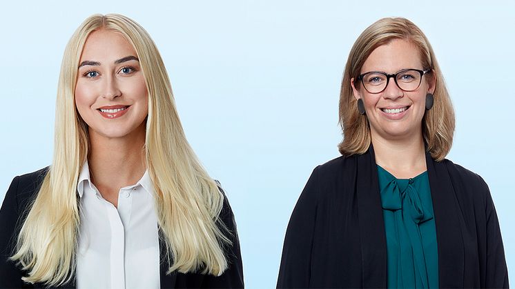 Marie Ryding och Heidi Chard.