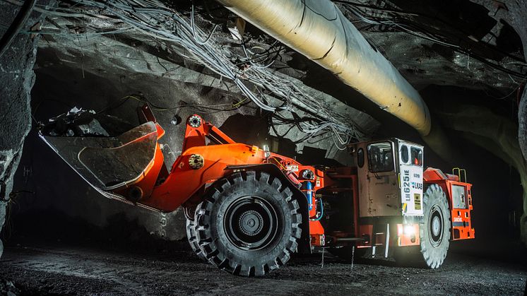 LKAB Kiruna utökar sin automatiserade eldrivna lastmaskinsflotta från Sandvik till 20    