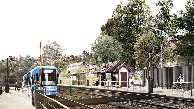 Trafiken startar på Lidingöbanan