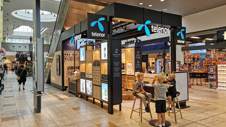 ​Telenor går i luften med ny `box´-butik