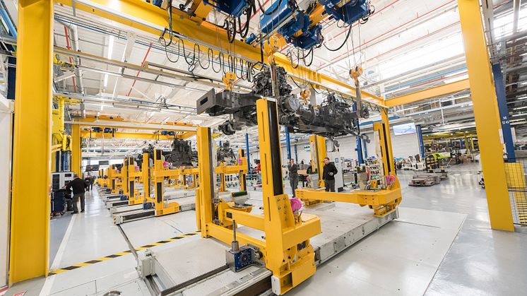 CLAAS traktorfabrik i Le Mans