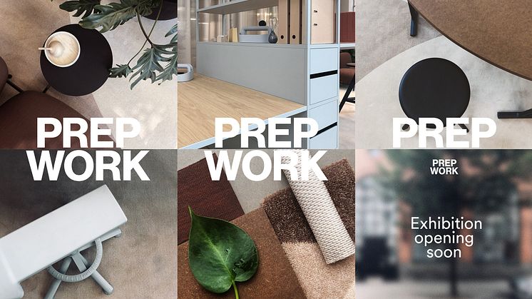 Prep Work Exhibition at Tegelviksgatan 32, Stockholm