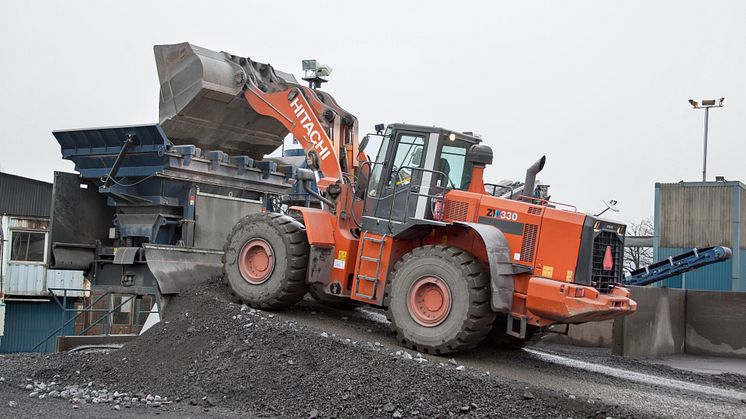 Hitachi hjullastare 3