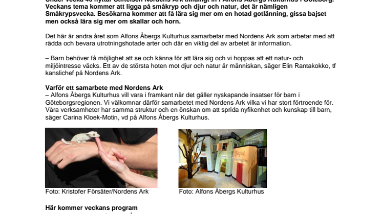 Alfons Åberg får besök av väsande insekter