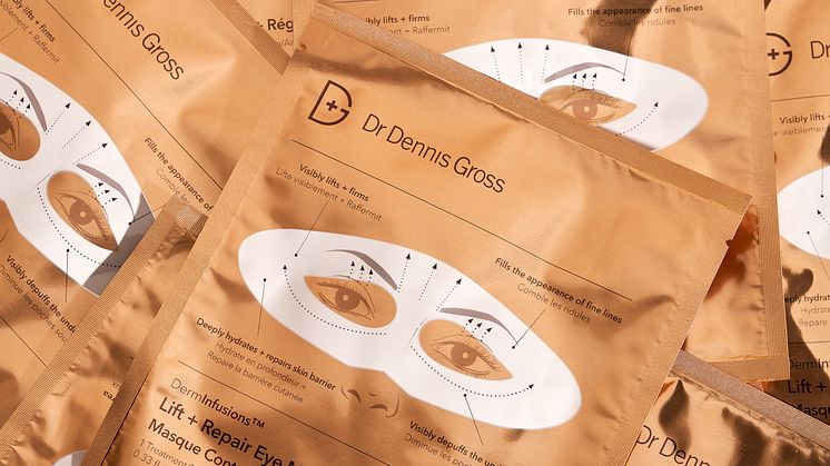 Nyhet! DermInfusions™ Lift + Repair Eye Mask: SYNLIG FASTERE OG SMIDIGERE HUD RUNDT ØYNENE