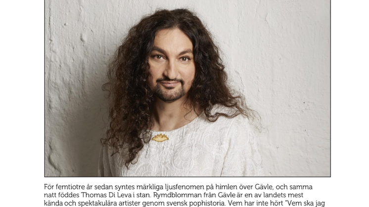 Thomas Di Leva ger konsert på Furuvik