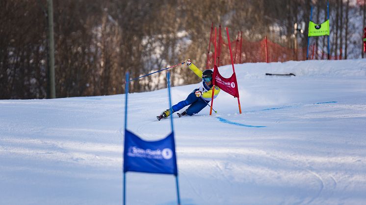 Telemarkåkaren Olle Collberg i banan