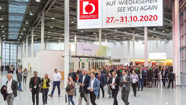 Die für die letzte Oktober-Woche geplante Orgatec 2020 wird nicht stattfinden.  Bild: Koelnmesse