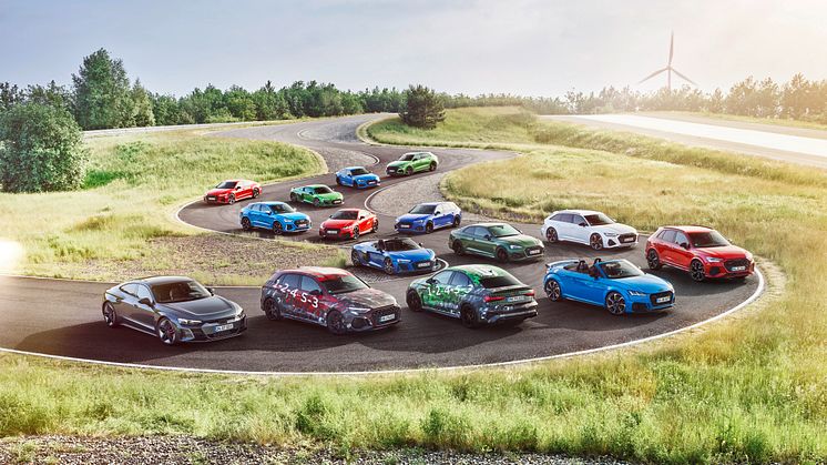 Audi Sport produktportefølje