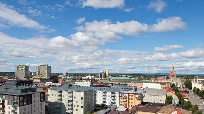 Vy över Örebro