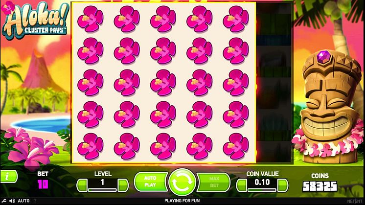 Aloha! Cluster Pays slot