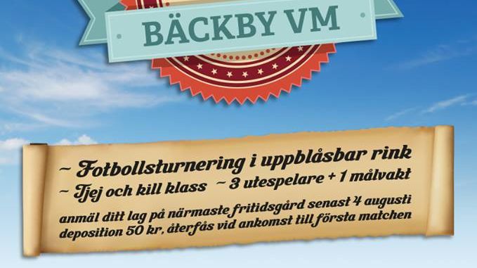 Bäckby VM 2014 – plansch