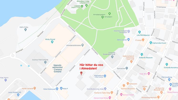 Här hittar du oss i Almedalen