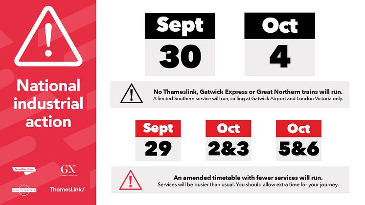 Strike information 30 Sept - 6 Oct