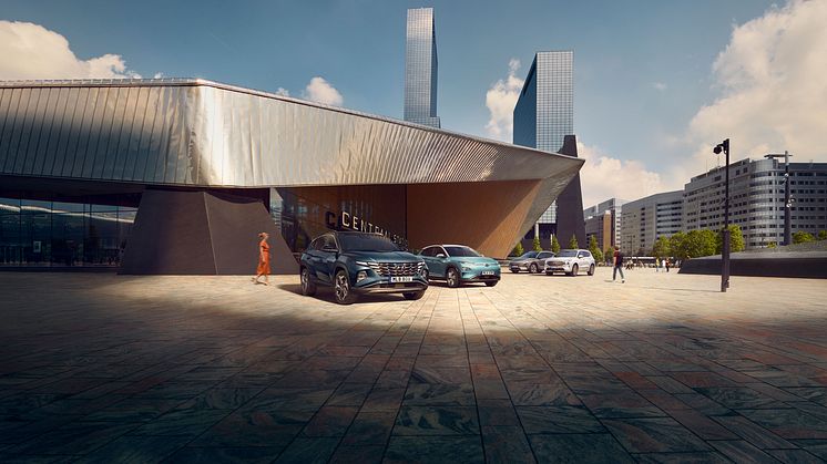 Hyundais uppdaterade och elektrifierade SUV-familj.