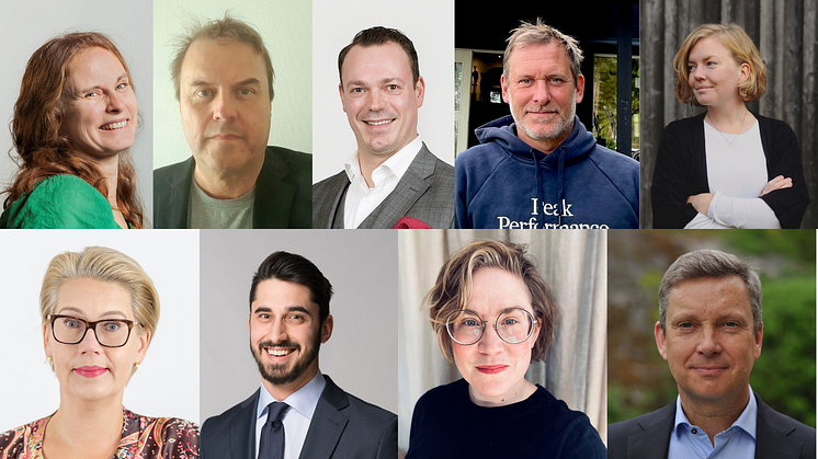 I årets Level Up-panel deltar nio framgångsrika entreprenörer från Norrbotten och Västerbotten. 