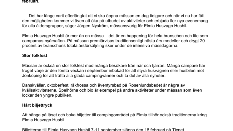 Populär mässa får extra dag
