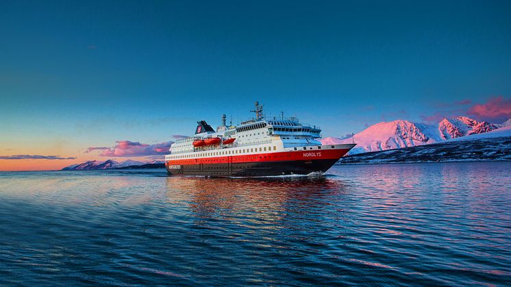 MS Nordlys. Foto: Ole C. Salomonsen / Hurtigruten Norge