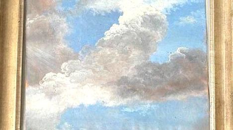 P. C. Skovgaard. Skystudie. I ramme