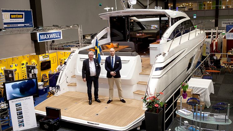 Båtmässan 2015, mässans största båt.