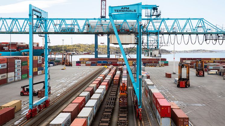 Ett nytt direkttåg mellan Gävle-Göteborg säkrar logistikflödena för Gävleregionens näringsliv. 