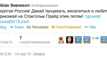 Niklas Svensson, journalist, twittrar om #GOWEST