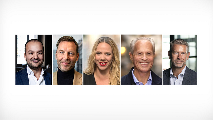 Nya och gamla investerare i Turnpike. Shervin Razani, Johan Dennelind/Humbelin, Gerda Mazi Larsson/Curitas Ventures, Tomat Franzén, Peter Carlsson