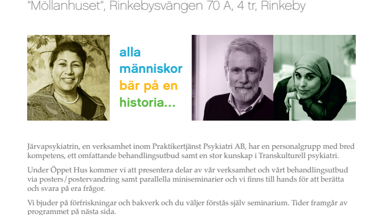 Alla människor bär på en historia...