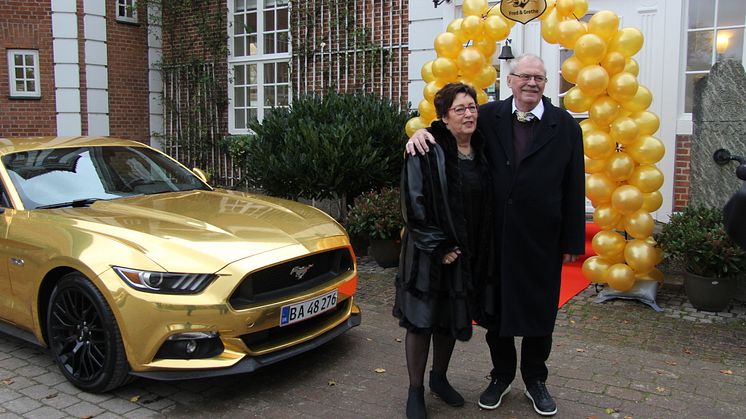 Mustang er med til at skabe minder - Ford overrasker guldbryllupspar
