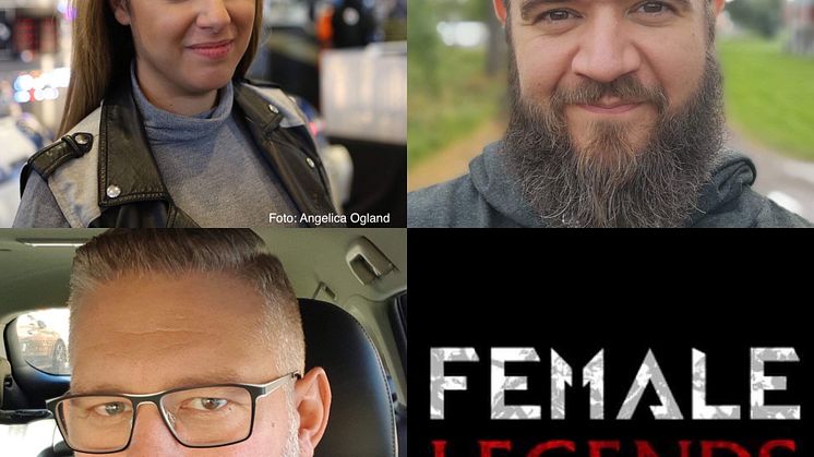 Finalister Årets Nätängel Gaming - Melika Zakariae,  Kim ”DraySWE” Larsson, Richard Sörensen och Female Legends.