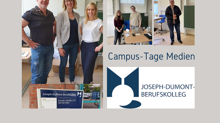 Junge Talente für Medienberufe begeistern: Unsere Expertinnen und Experten beim Campus-Tag Medien am Joseph-DuMont-Berufskolleg in Köln 