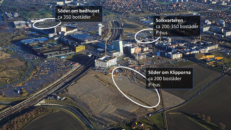 Karta över aktuella områden med fördelade bostäder.