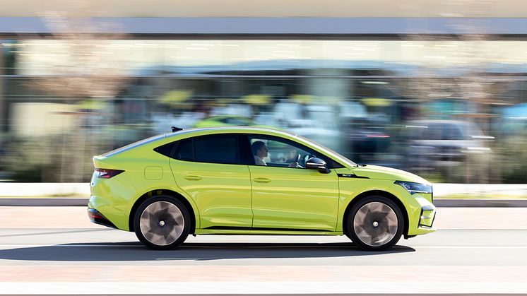 Nu kan man prebooke ŠKODAs nye elbil på skoda.dk. Det er topmodellen ENYAQ COUPÉ RS iV med alt i udstyr.