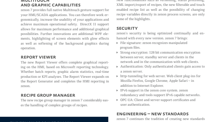 zenon 7 - Fact Sheet