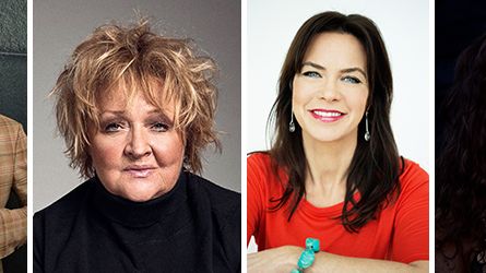 Foto fr v: Thron Ullberg, Marianne Mörck privat, Talarforum, Danel Stigefelt