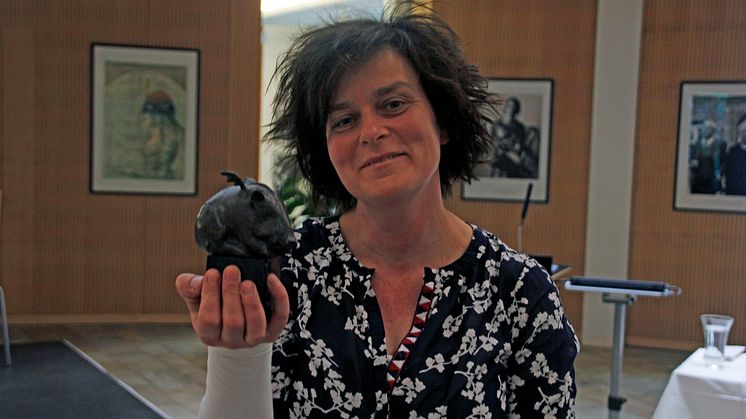 Siegerin des "Eberhard" 2019: Katja Ludwig Foto: Pressestelle LK Barnim/Oliver Köhler
