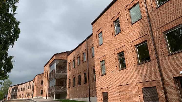 Askersunds kommuns nya vård- och omsorgsboende Smedsgården, där inflyttning skett de senaste veckorna.