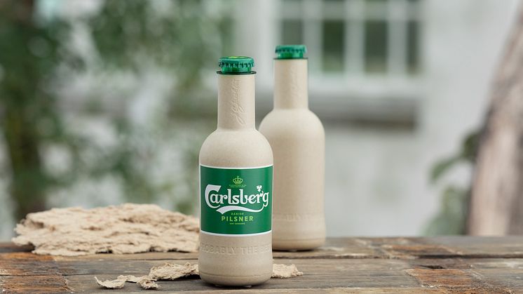 Carlsberg tar nästa steg med ölflaska i papper