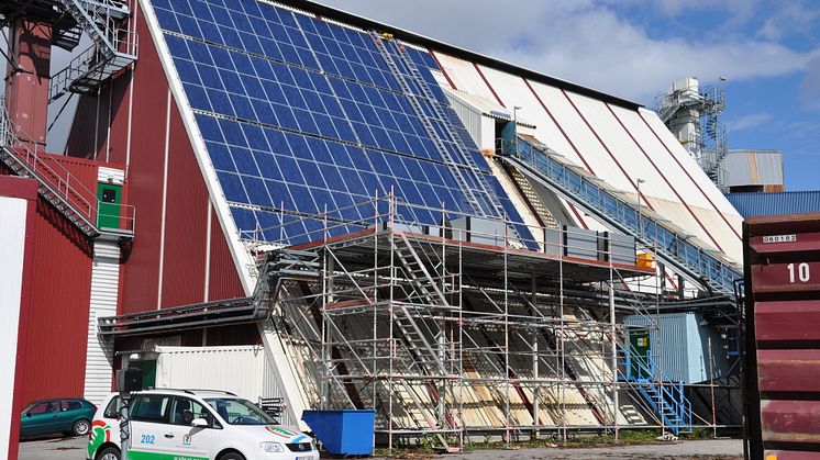 Eskilstuna Energi och Miljö visar upp klimatsmart elproduktion med solceller