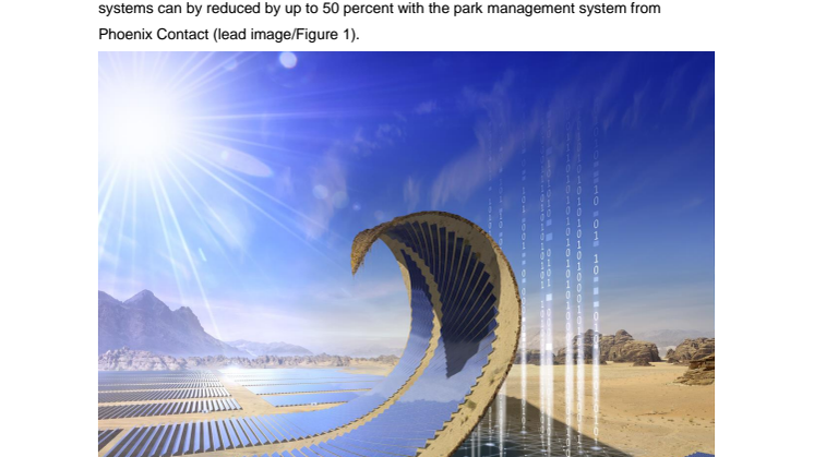 Intelligent management system for PV parks 