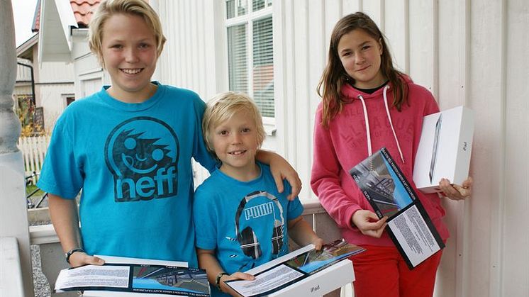 Ung trio tar hem vinsten i NCC:s Minecraft-tävling   