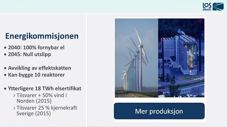 LOS Energy Kraftkommentar uke 24 2016